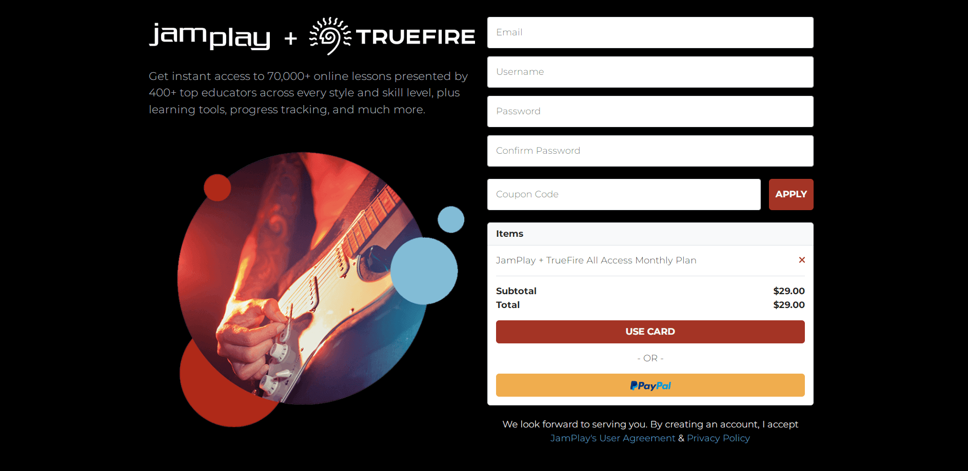 How to apply Jam Play coupon code